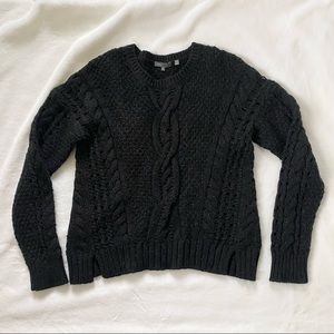 VINCE Wool Cable Knit Sweater